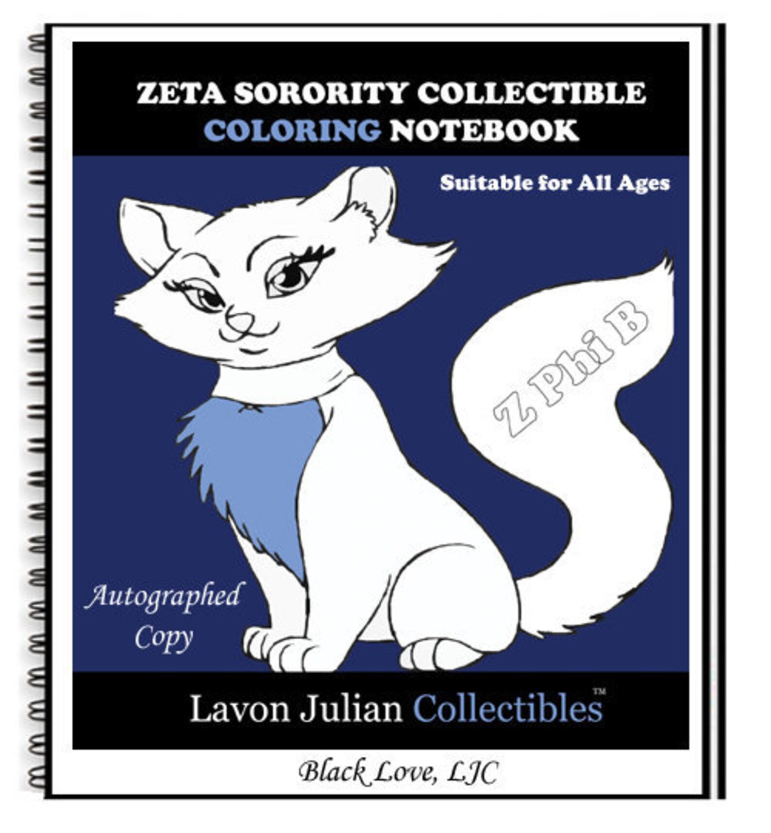 ZETA Sorority Collectible Coloring NoteBook Zeta Phi Beta | Etsy