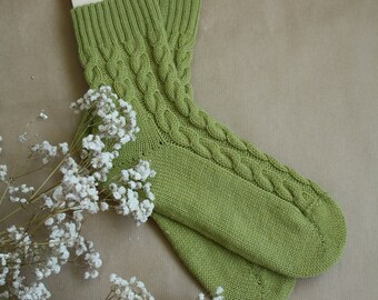 Merino Wool Socks, Boot Socks, Unisex Wool Socks, Christmas Gift