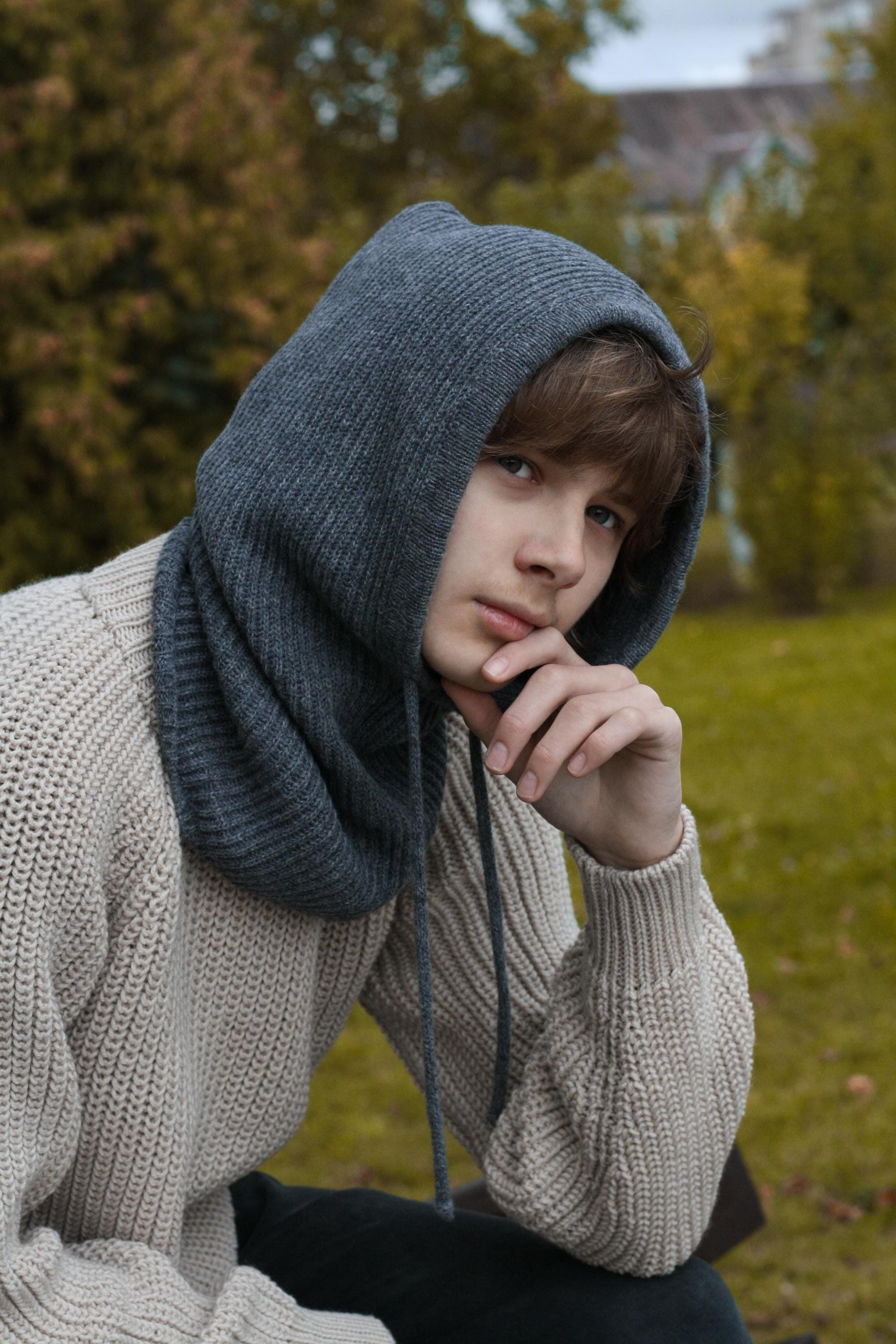 Beige Knit Balaclava - Etsy