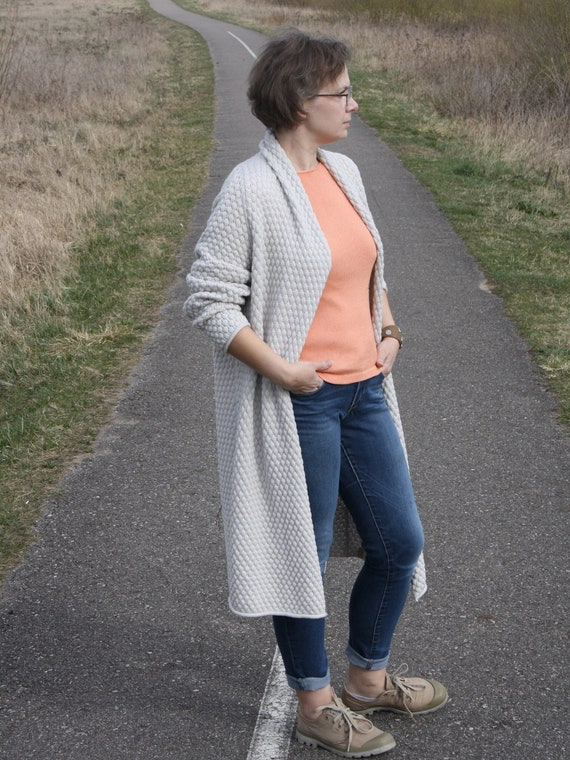 Open front sweater best sale