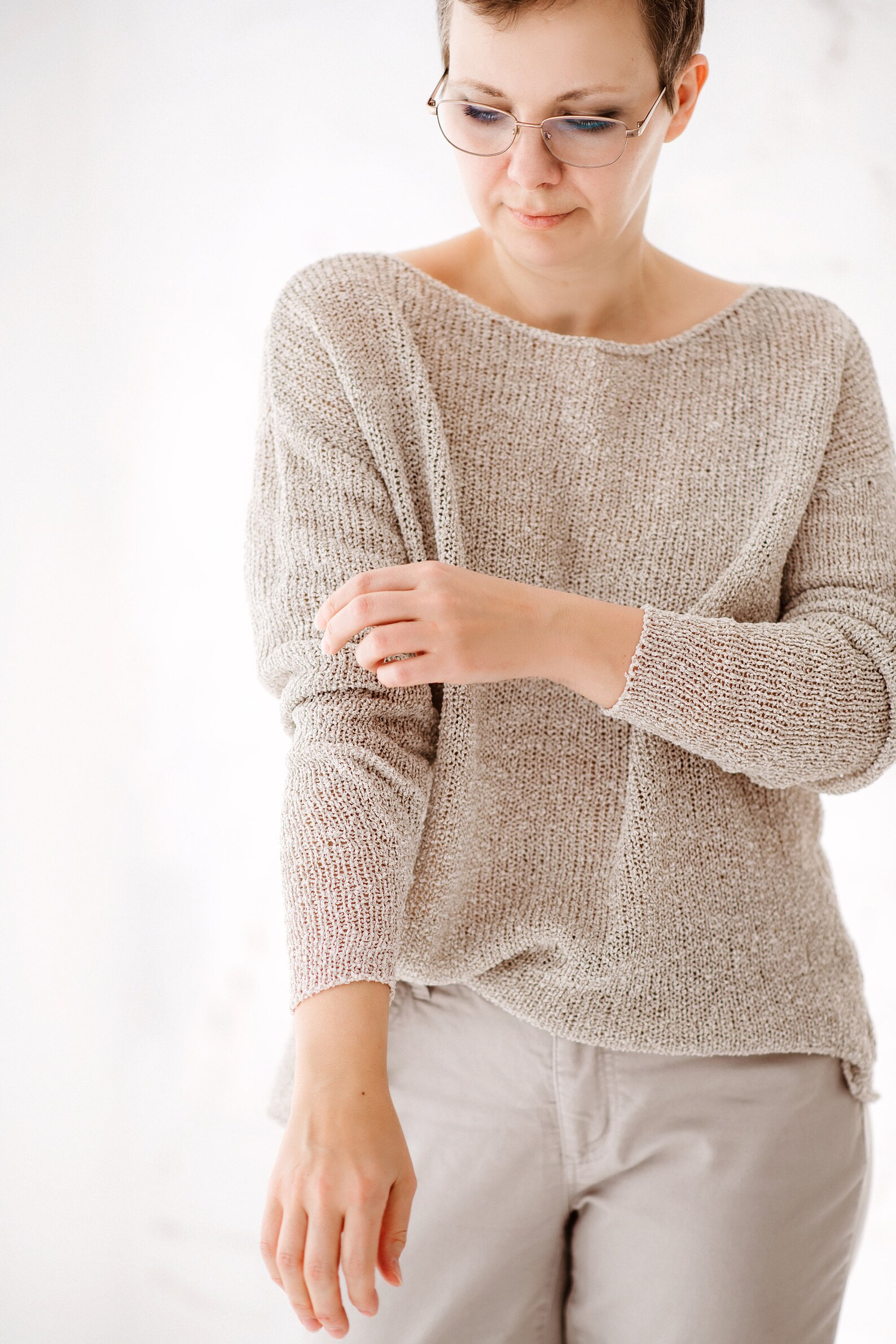 boxy oversized sweater