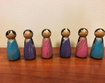 Indian cheap peg dolls