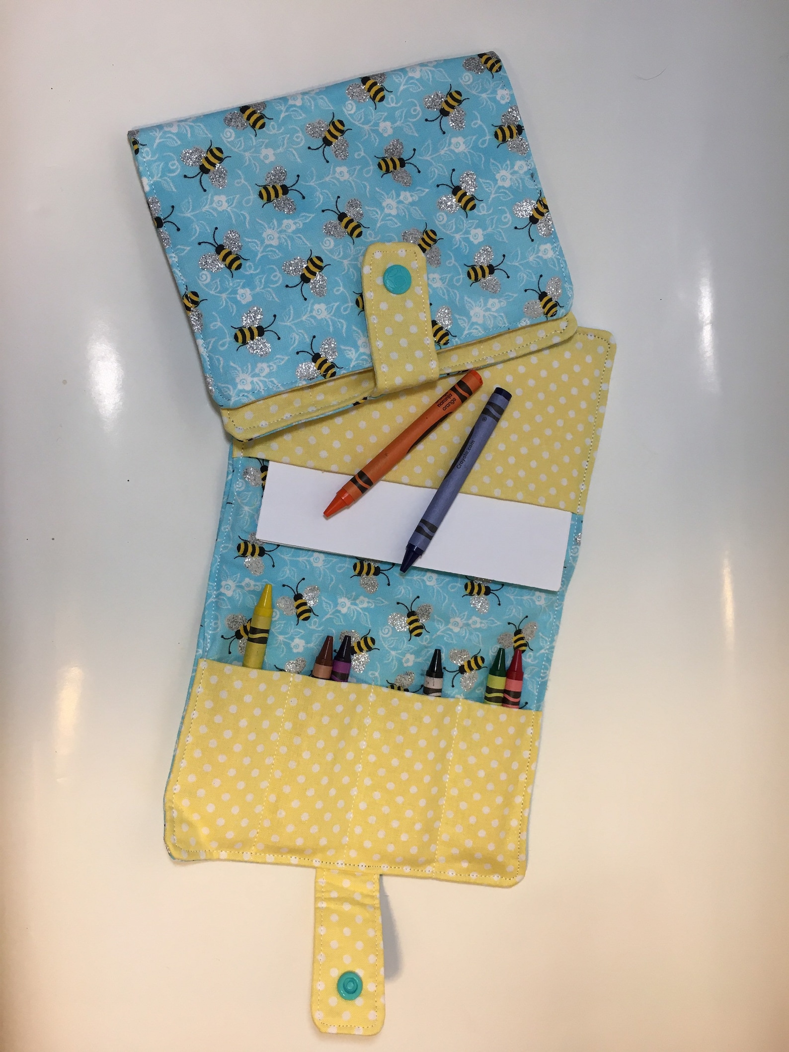 Crayon Wallet Crayon Organizer Ready to Ship USA Made Etsy