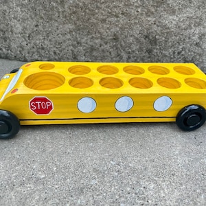 Magic School Bus Handpainted Wooden Peg Doll Toys with or without Bus image 8