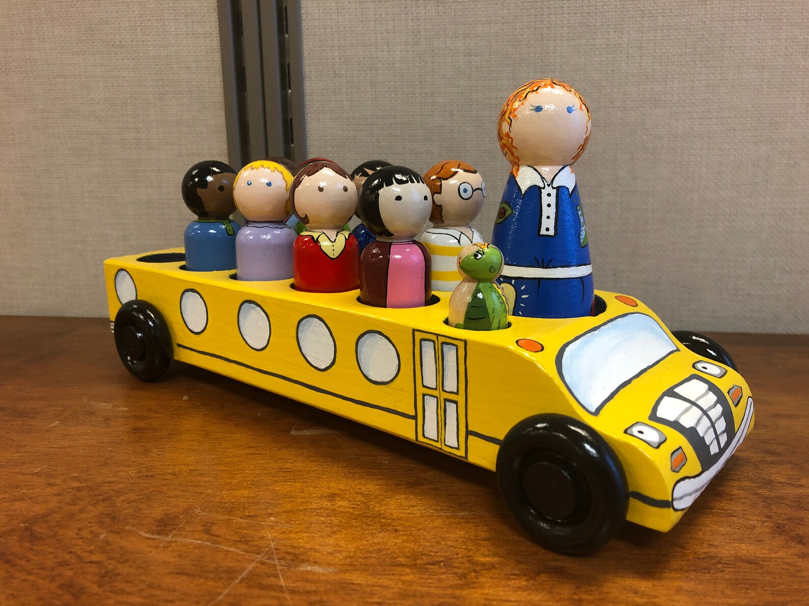 Magic School Bus Handpainted Wooden Peg Doll Toys with or Etsy