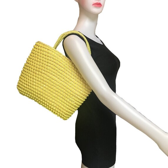 Vintage 1950s Beaded Top-Handle Bag