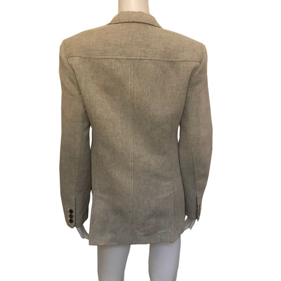 Vintage 1990s Oscar de la Renta Gray Jacket - image 3