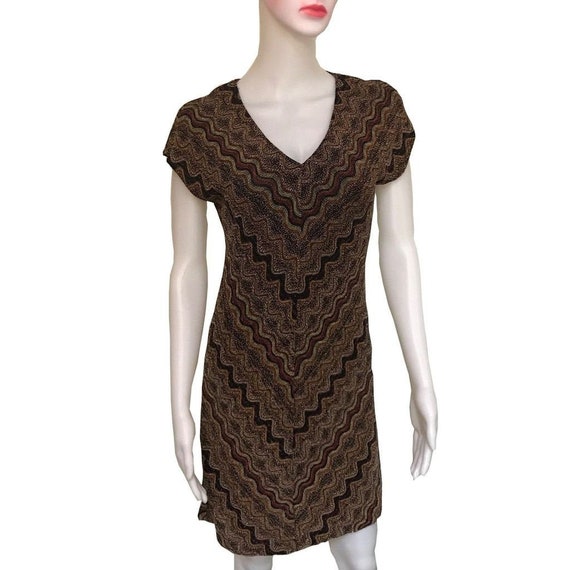 Vintage 1970s Handmade Bodycon Stretch Dress - image 1