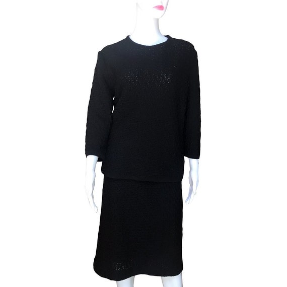 Vintage 1960s Shillito's Wool Sweater Skirt Suit