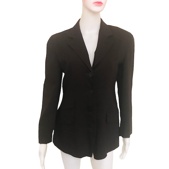 Vintage 1990s Donna Karan Brown Jacket - image 1