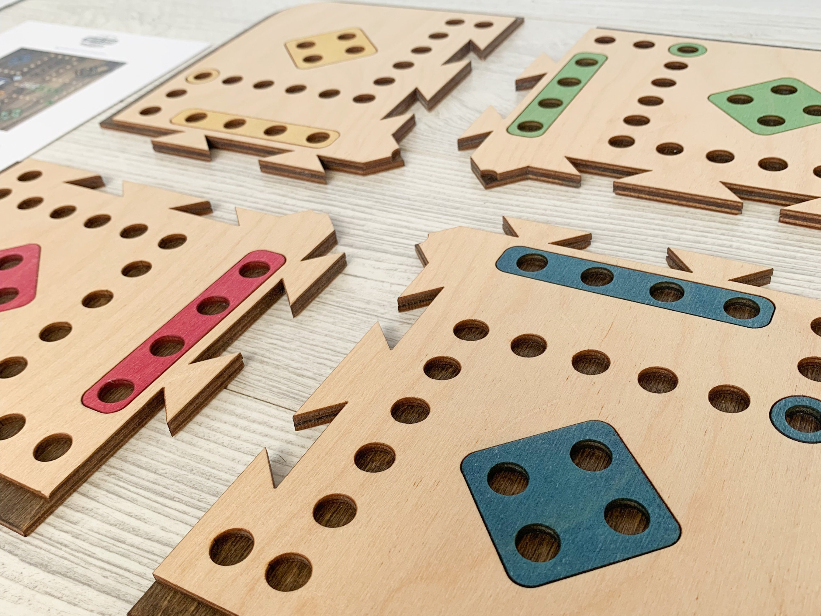 Aggravation Travel 4 player wooden board game, dice and marble game, family game night, games for adults,  family board games