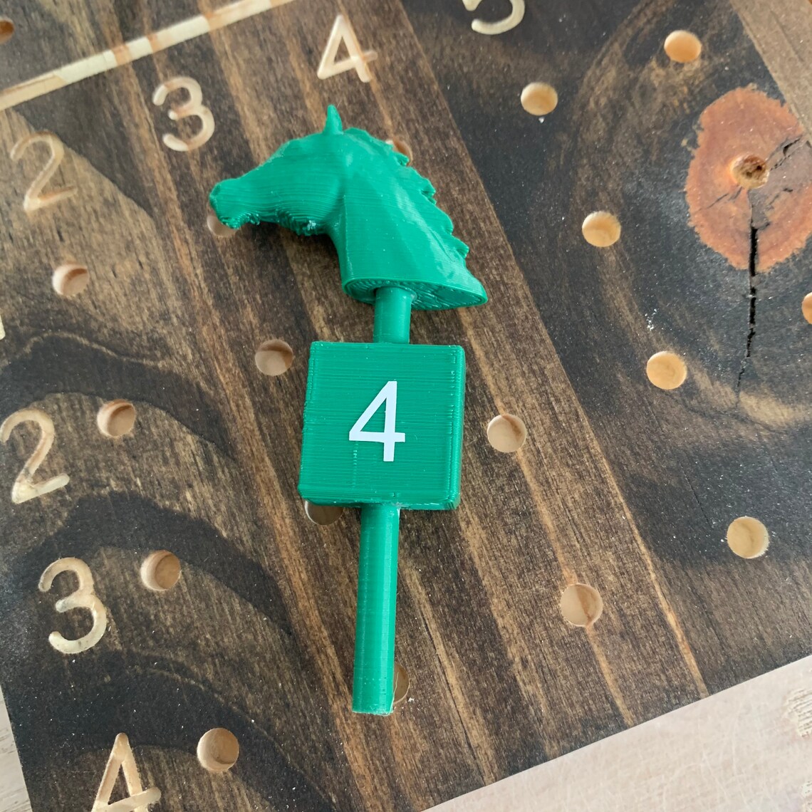 Horse Race Board Game Dice and Card Game Multiple Player Etsy