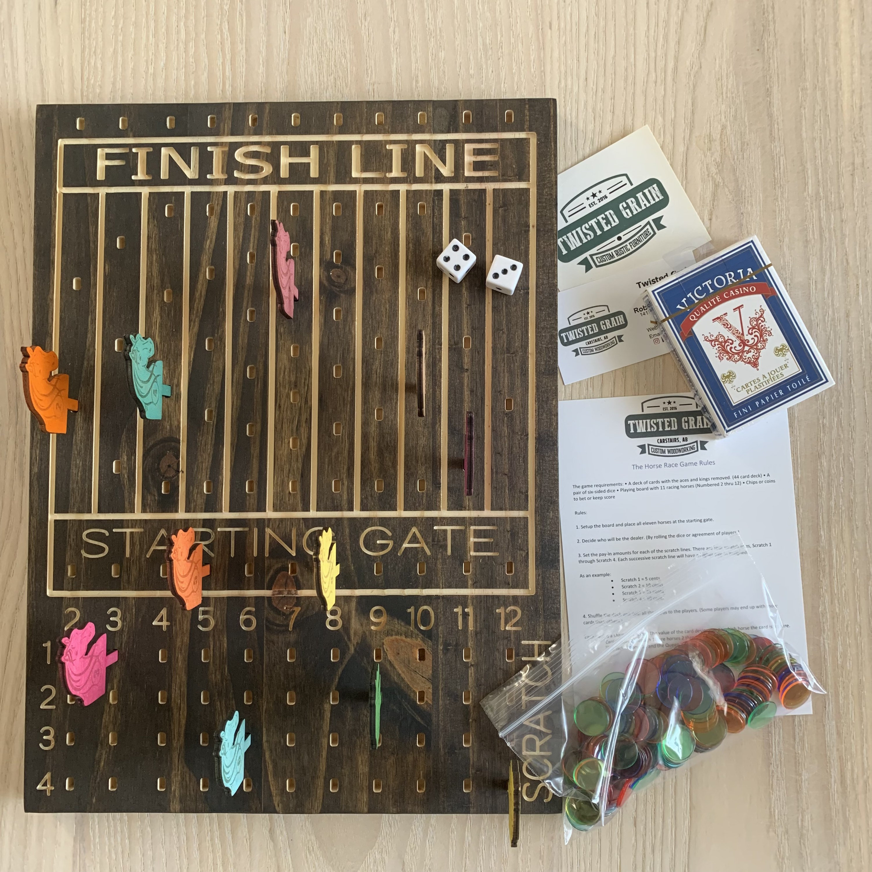 Horse Race Board Game | Dice and Card Game | Multiple Player Game | Family Game Night Fun
