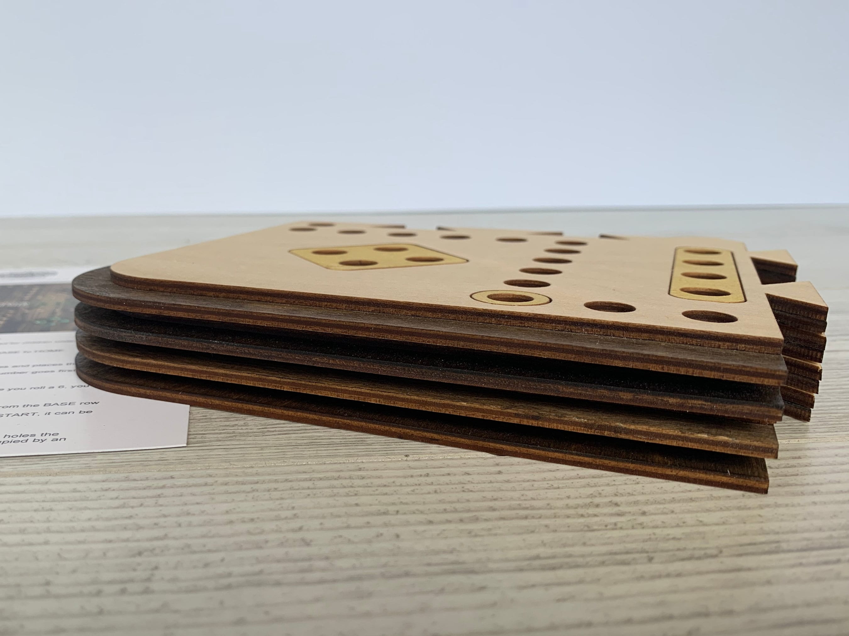 Aggravation Travel 4 player wooden board game, dice and marble game, family game night, games for adults,  family board games