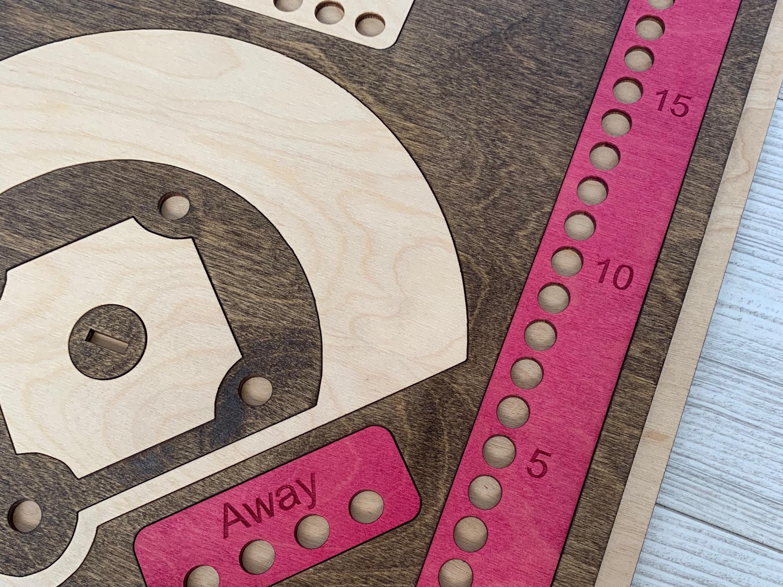 Baseball Dice Game wooden board game, family board games, family game nights, games for adults, baseball lovers