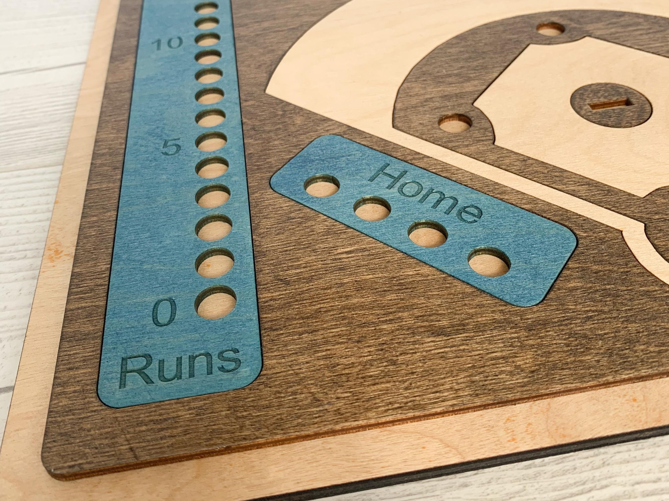 Baseball Dice Game wooden board game, family board games, family game nights, games for adults, baseball lovers