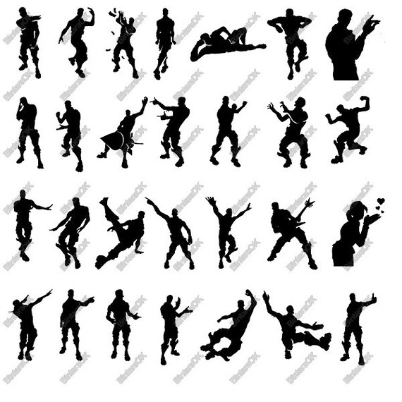 Fortnite Emotes SVG PNG | Etsy