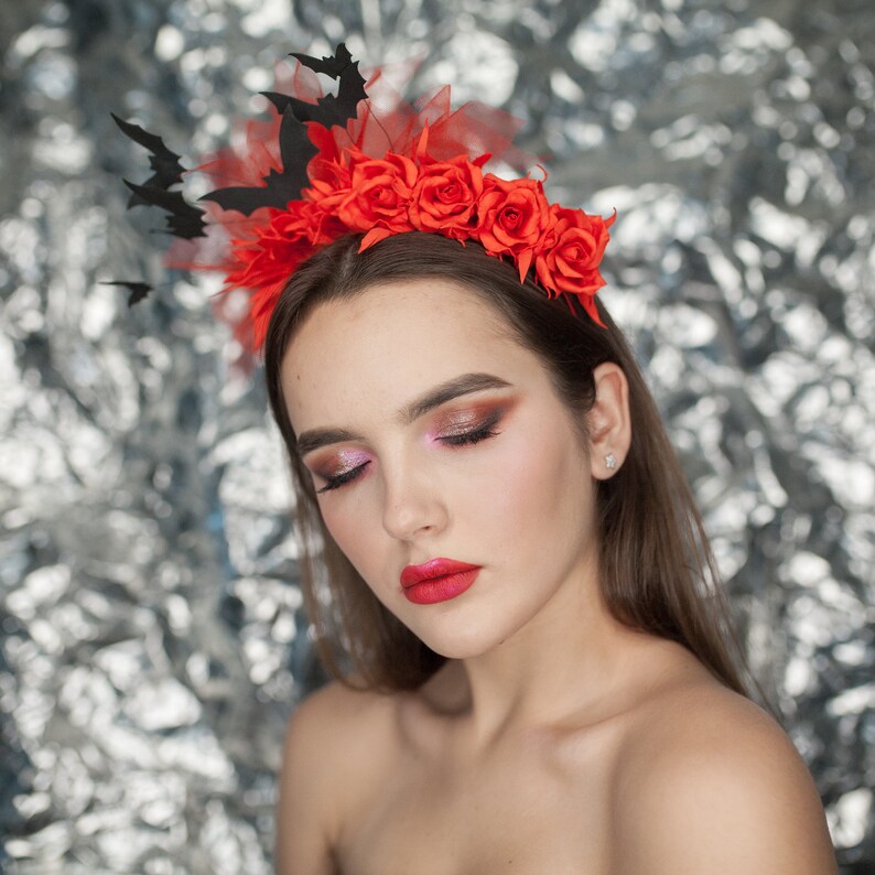 Bat headband Halloween headband Vampire headband. Vampire Etsy