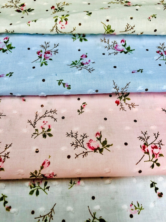 white christmas dresses Solid Soft Poly Cotton Fabric by The Yard