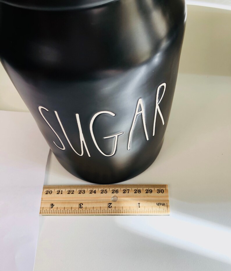 Rae Dunn, Sugar, Coffee Canisters.black Etsy