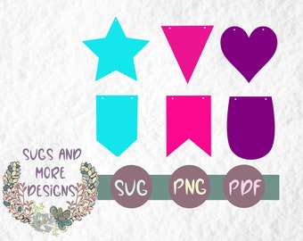 Download Free Pennant Banner Etsy SVG Cut Files