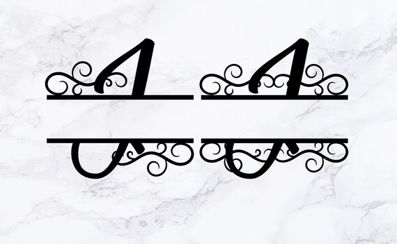 Download Split Monogram Svg Letter J Split Monogram Dxf Cutting File For Cameo Cricut Silhouette Wedding Cutting File Wedding Svg Clip Art Art Collectibles