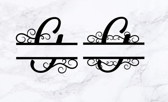 Download Split Monogram Letter H File Svg Dxf Cutting File For Cameo Cricut Silhouette Wedding Cutting File Wedding Svg Clip Art Art Collectibles