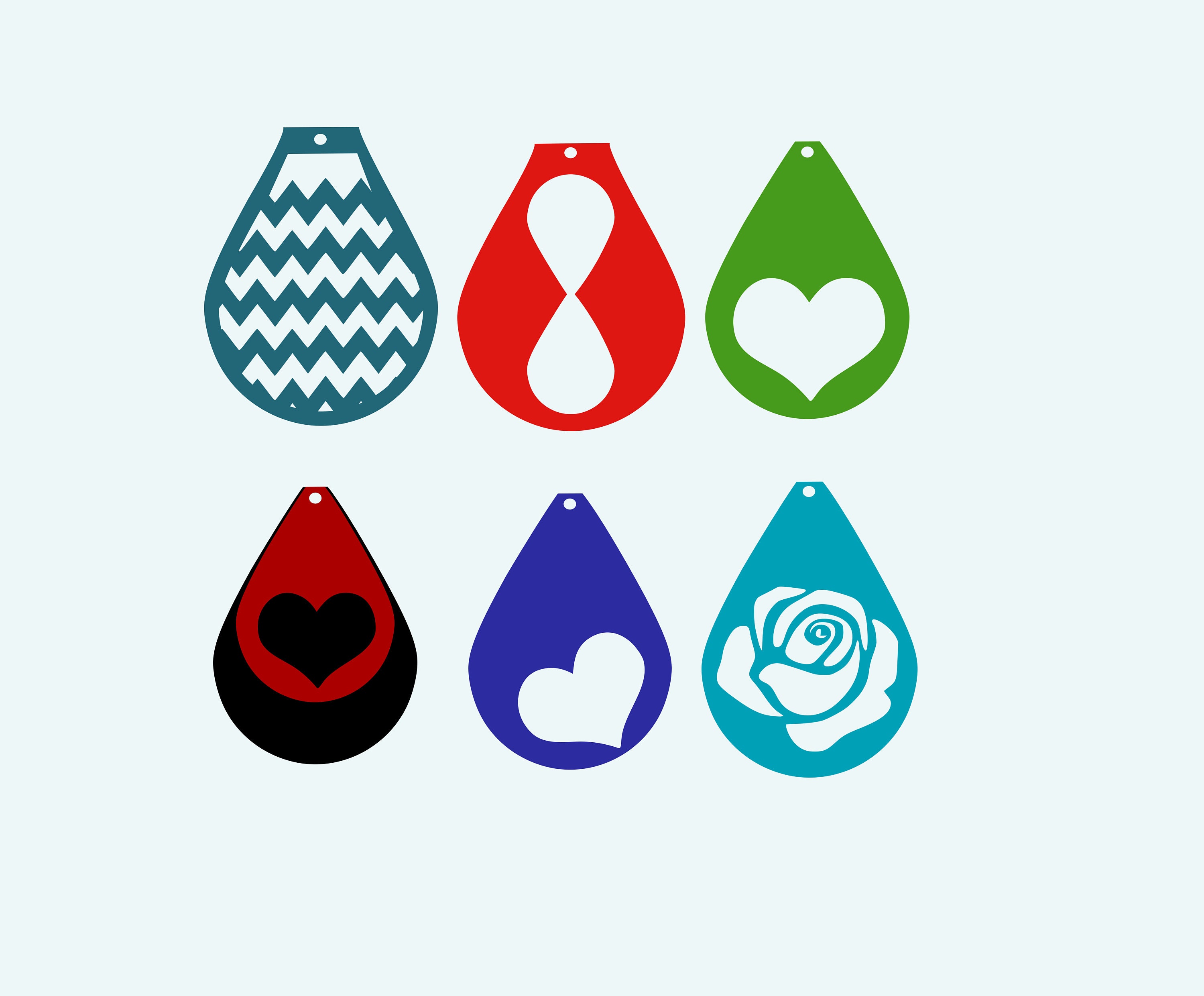 Download Earring template cricut silhouette cutting fileEarring svg ...