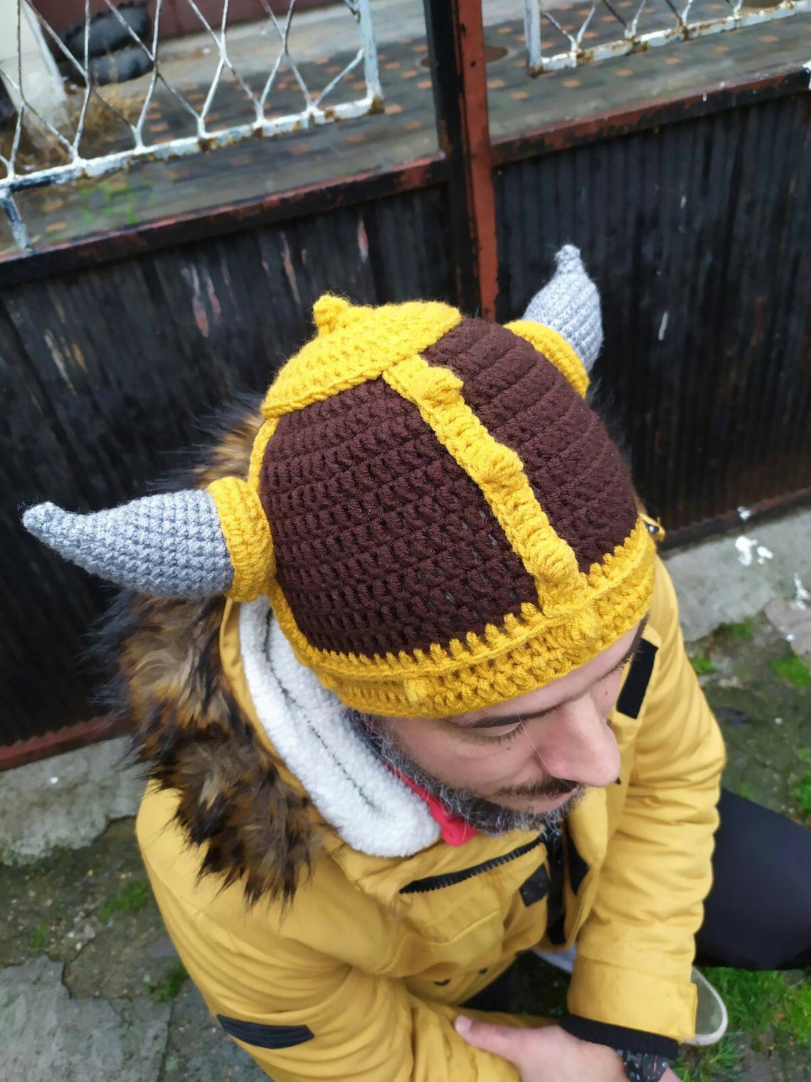 Cappello Multicolor Con Pon Pon E Paraorecchie Da Uomo - Foto 6