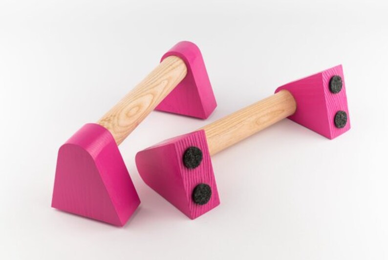Yoga Calisthenics Mini P Barz 100/% Hardwood Parallettes For Handstands Gymnastics Push-Ups