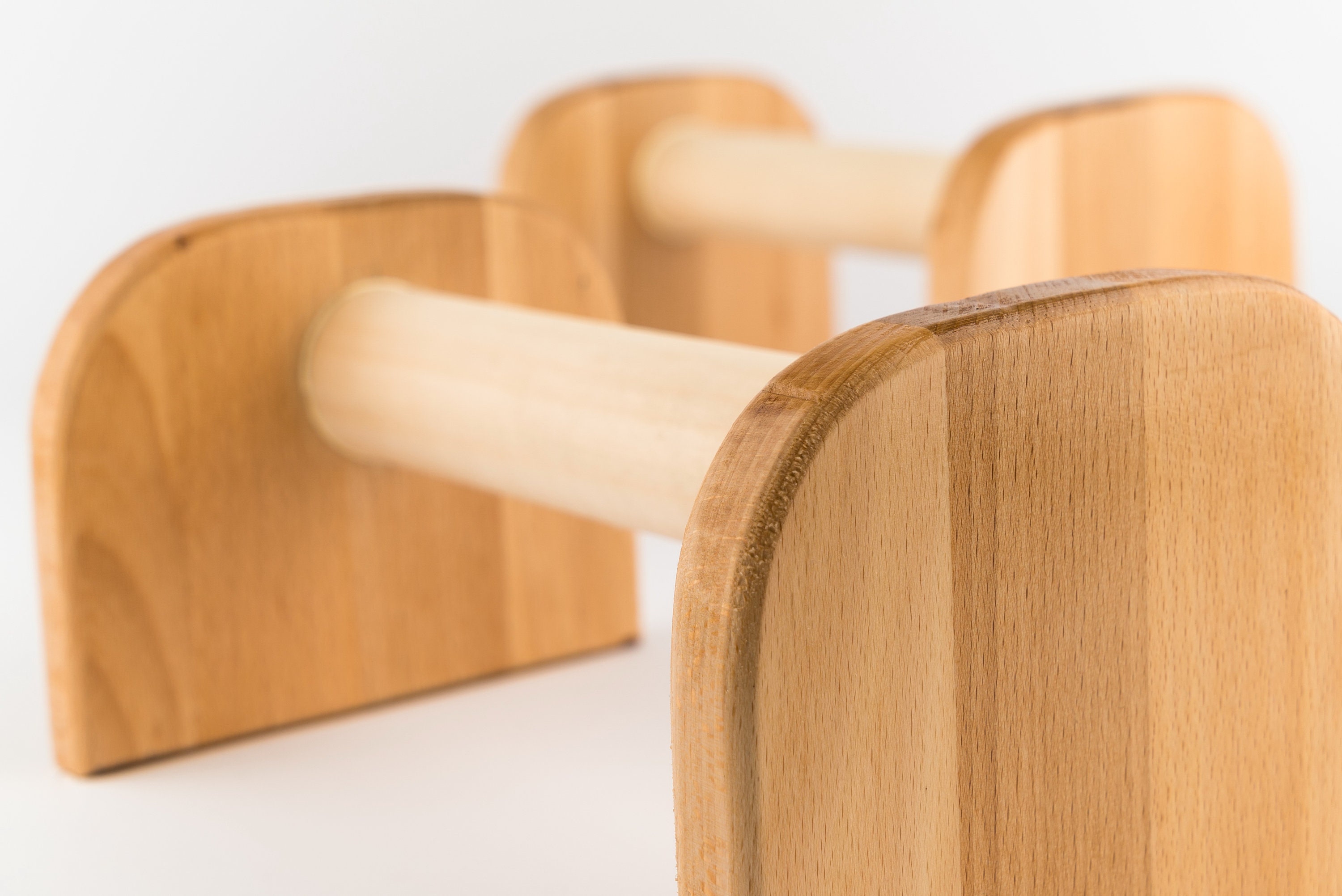 Wooden Parallettes Portable gymnastics push up bars for yoga Etsy