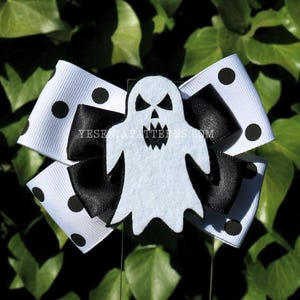 Spooky Floating Ghost Hairbow
