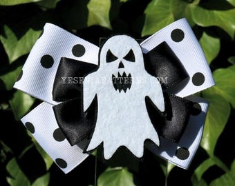 Spooky Floating Ghost Hairbow