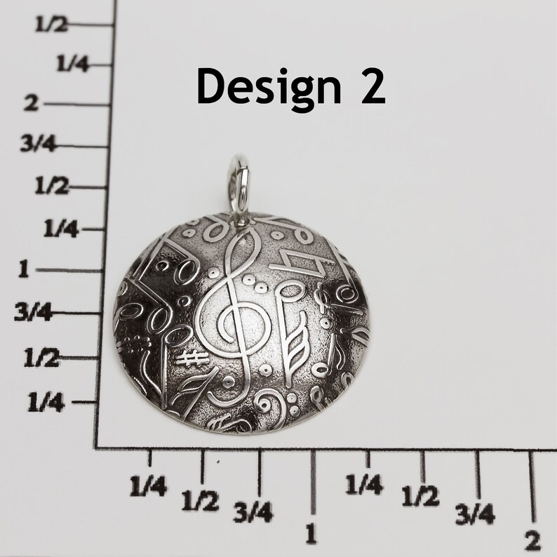 Sterling Silver Jewelry-Music Lover Gift Treble Clef Sterling Pendant