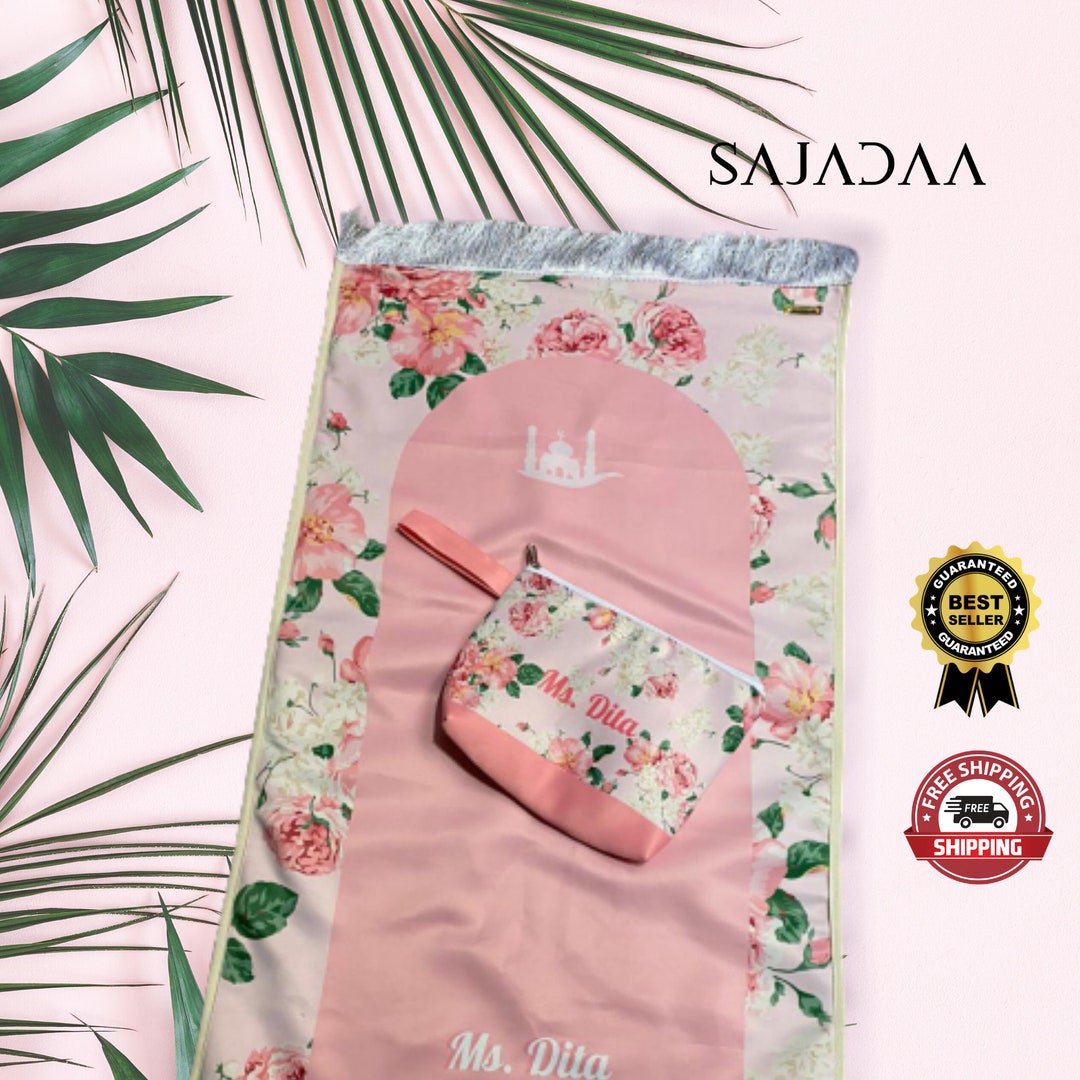 Personalised Prayer Mat / Premium Sajadah Printing Prayer Rug