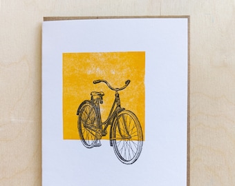 Vintage Bicycle Greeting Card