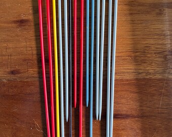 size 6 imperial double pointed vintage knitting needles random assortment pack of 14