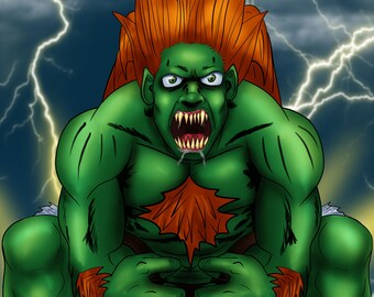 BLANKA - Street Fighter art print