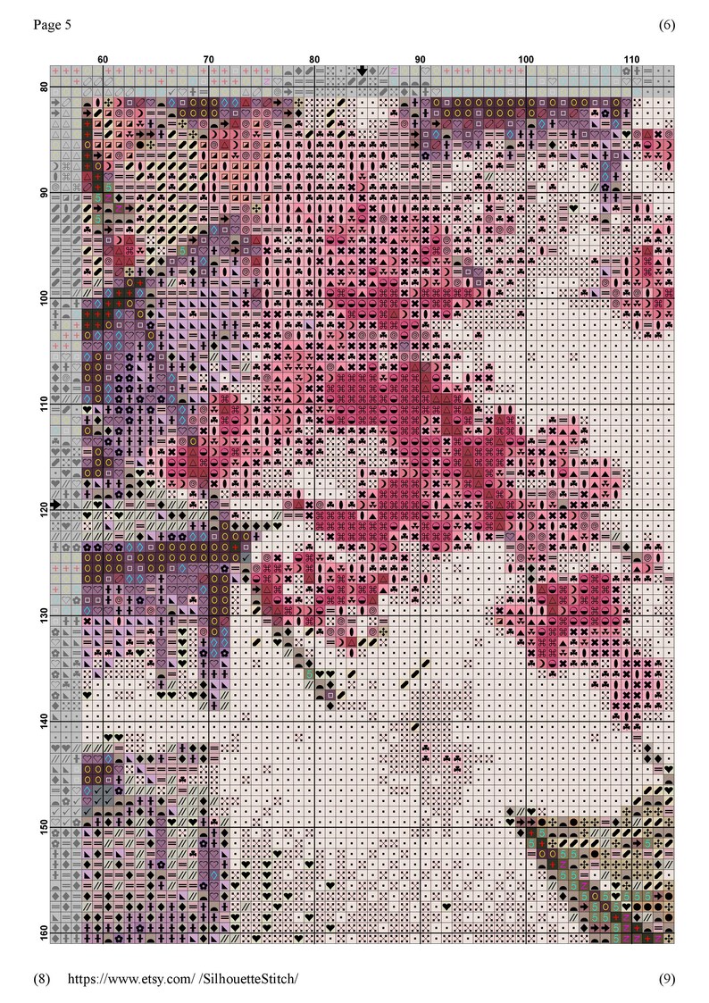 Japanese Landscape Cross Stitch Pattern Counted Cross Stitch Etsy