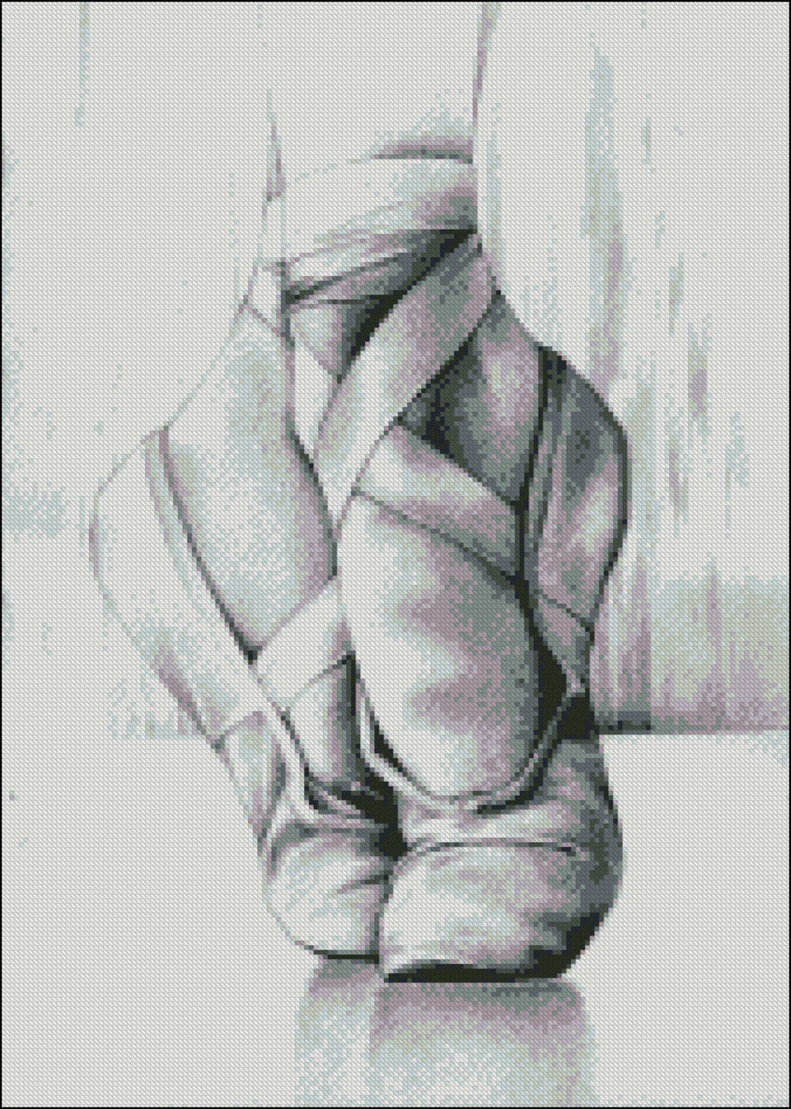 ballet shoes pointe cross stitch pattern - counted cross stitch pattern - hand embroidery - modern pattern - pdf file ballet shoes pointe cross stitch pattern - counted cross stitch pattern - hand embroidery - modern pattern - pdf file