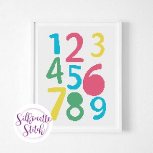 Funny Figures Cross Stitch - Modern Cross Stitch Pattern - Counted Cross Stitch Pattern - Hand Embroidery - Modern Pattern  - PDF File