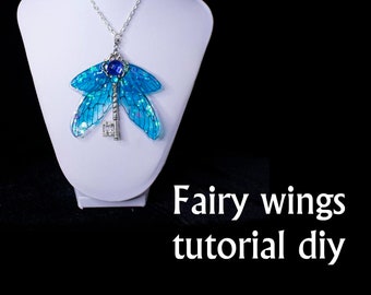 Tutoriel Ailes De Fée, Bricolage Pour Faire Des Ailes De Fée, Tutoriel De Fabrication De Bijoux Ailes De Papillon, Tutoriel Ailes De Fée De Papillon, Tutoriel Bijoux