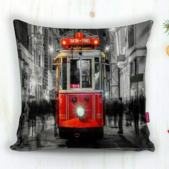 Throw Pillow Case Amsterdam 18x18 2 Pieces Scenic Decorative Cushion