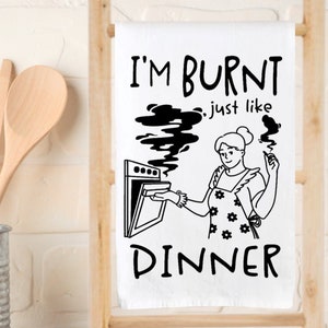 The Food Has Weed In It Funny Pot Kitchen Cooking Tea Towel 
