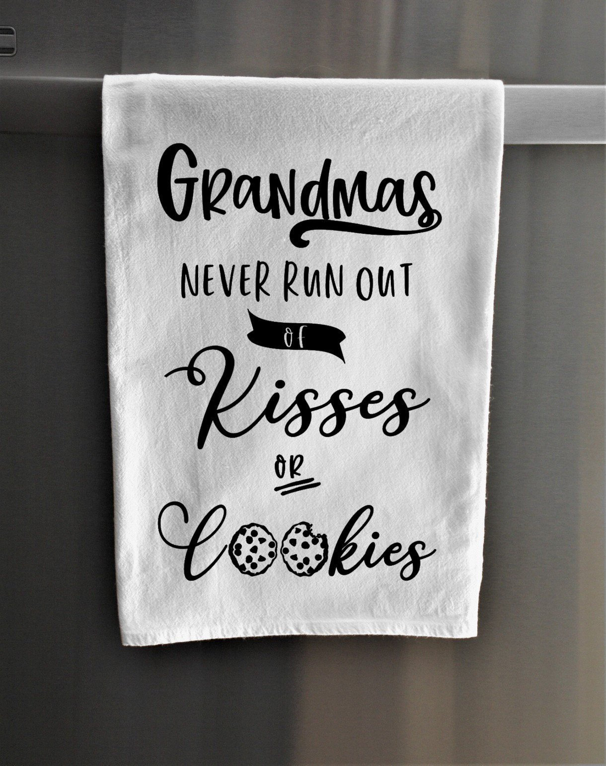 Flour Sack Towel Grandma Kisses
