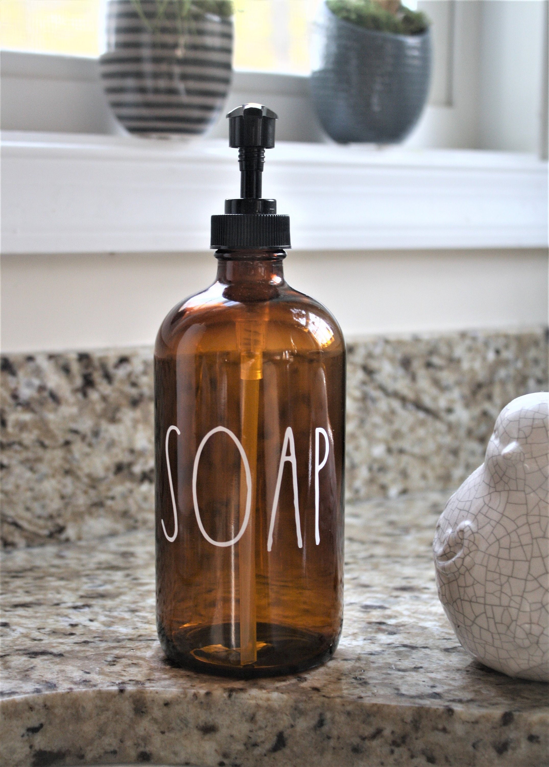 How to Make a Soap Dispenser from a Vase - A Beautiful Mess