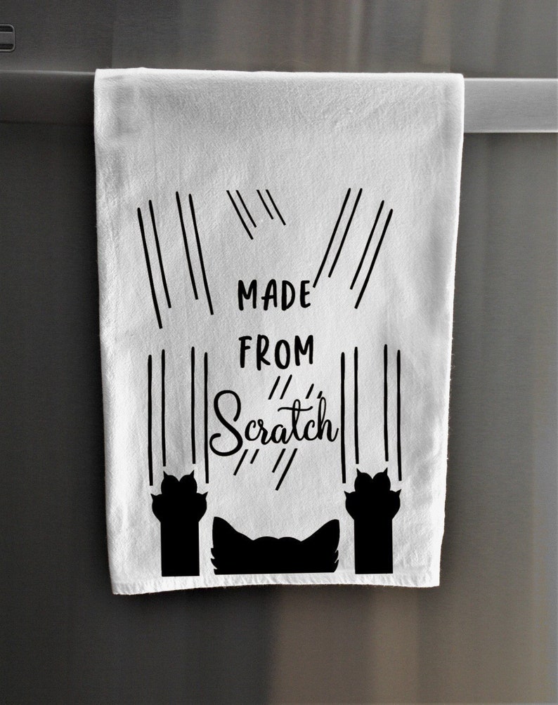 Kitchen Towels Made From Scratch Funny Kitchen Towels Etsy