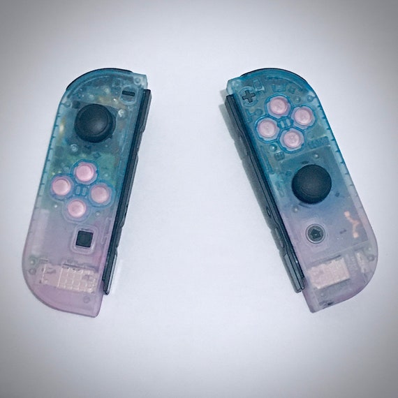 NEW Nintendo Switch Custom Pink-Blue Gradient Joy Cons and