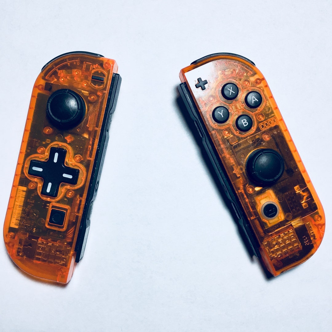 Retro Orange - Nintendo Switch Joy-Cons - Custom Controllers - Controller  Chaos