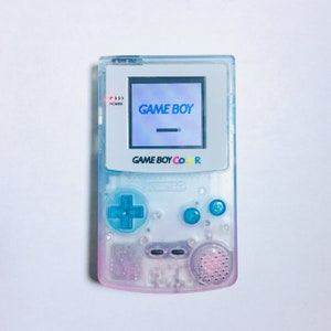 Custom Pink and Blue Fade Gameboy Color with Backlight Mod